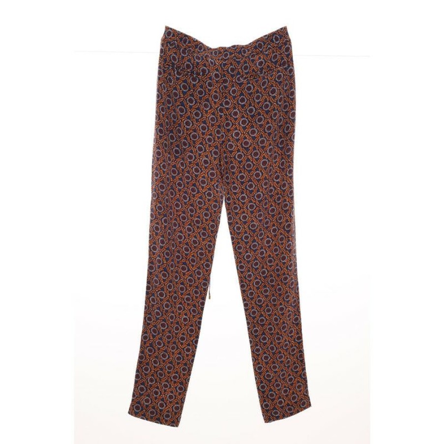 Clothes * | Derek Lam Trousers Silk(Size Xxs) Original Colourful / Patterned