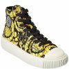 Fashion Sneakers * | Versace 100% Guarantee Greca Barocco Print Canvas High-Top Sneaker Men