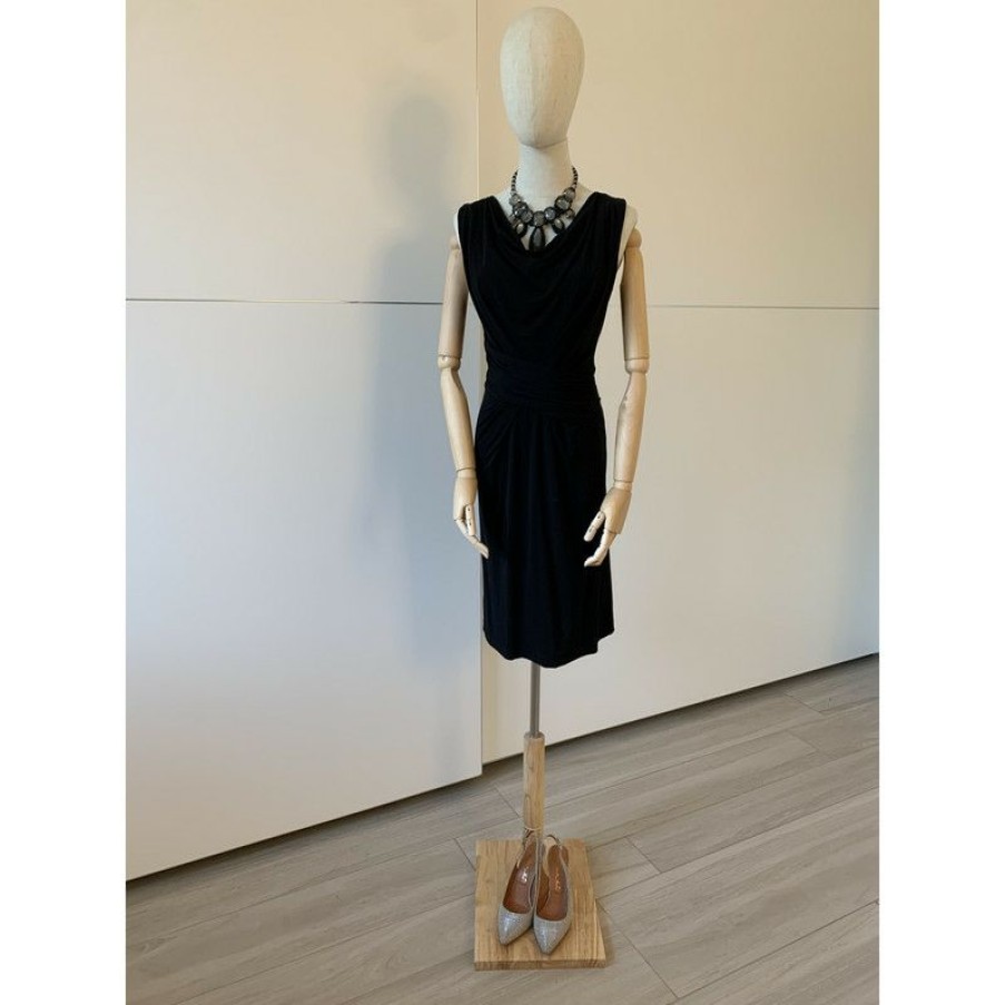 Clothes * | D. Exterior Dress Viscose In (Size Xs) Best Choice Black