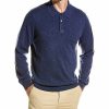 Sweaters * | J.Mclaughlin Unique Lewiston Cashmere Polo Shirt Men