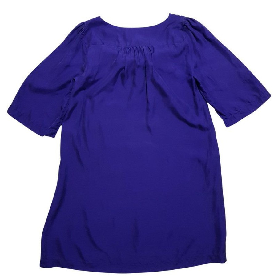 Clothes * | Designers Remix Dress Silk In (Size M) Sale Violet