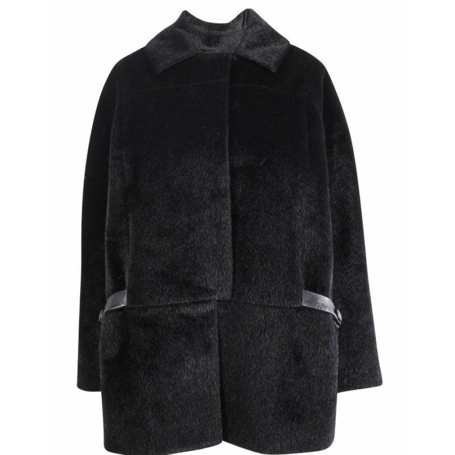 Clothes * | Derek Lam Jacket/Coat In (Size M) Original Black