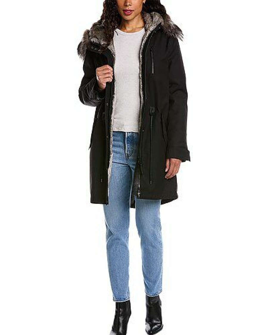 Outerwear * | Mackage 100% Guarantee Down Sleeve Parka Women