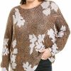 Sweaters * | Nic+Zoe Cut Price Plus Scattered Florals Sweater Women