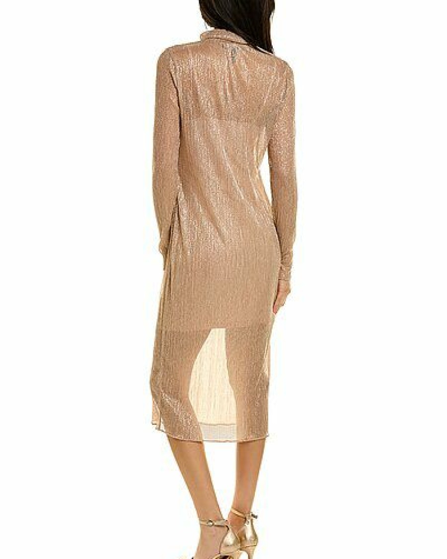 Clothes * | Bcbgmaxazria Fashion Metallic Midi Dress Women