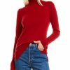 Sweaters * | Forte Cashmere Discount Online Itted Cashmere Turtleneck Sweater Women