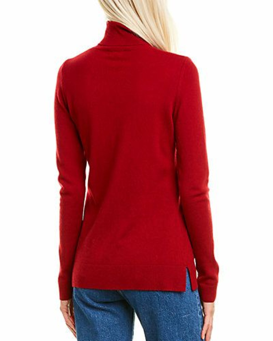 Sweaters * | Forte Cashmere Discount Online Itted Cashmere Turtleneck Sweater Women