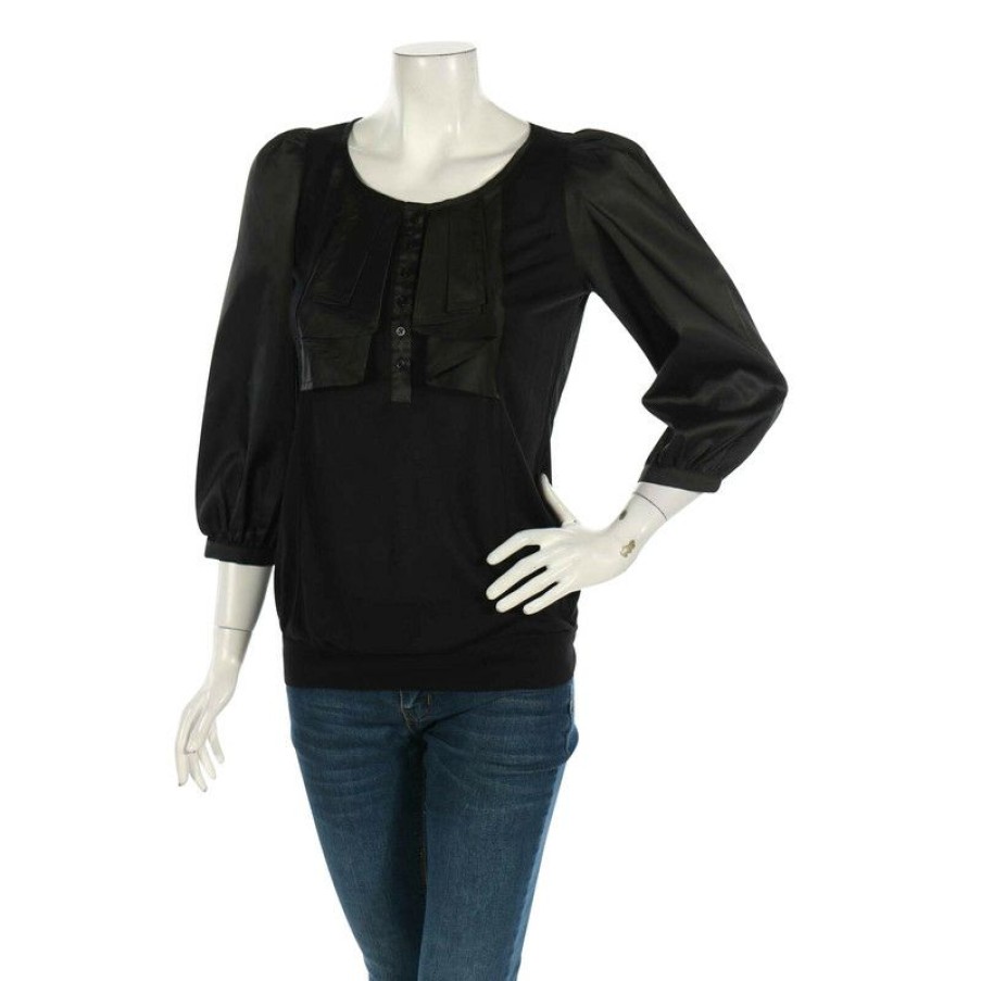 Clothes * | Designers Remix Top In (Size M) Latest Fashion Black