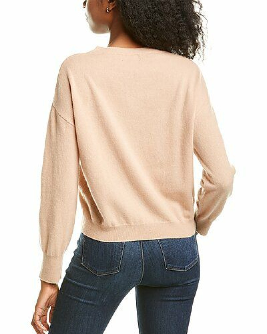 Sweaters * | Lea & Viola Flash Sale Crewneck Cashmere Sweater Women