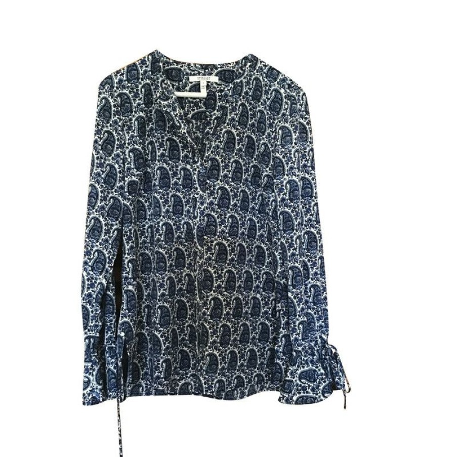 Clothes * | Derek Lam Top In (Size M) Store Blue