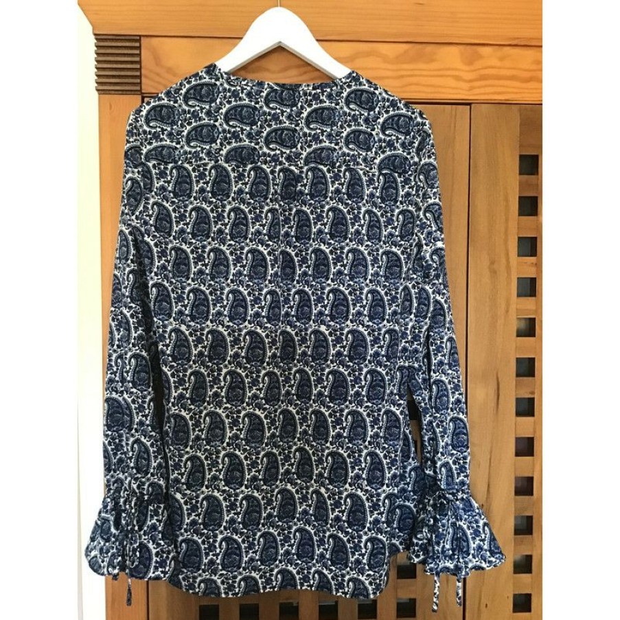 Clothes * | Derek Lam Top In (Size M) Store Blue