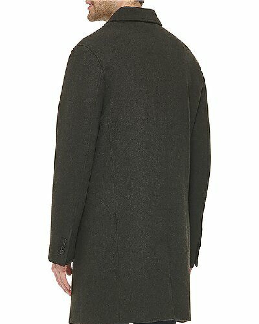 Outerwear * | Cole Haan Online Wool-Blend Top Coat Men