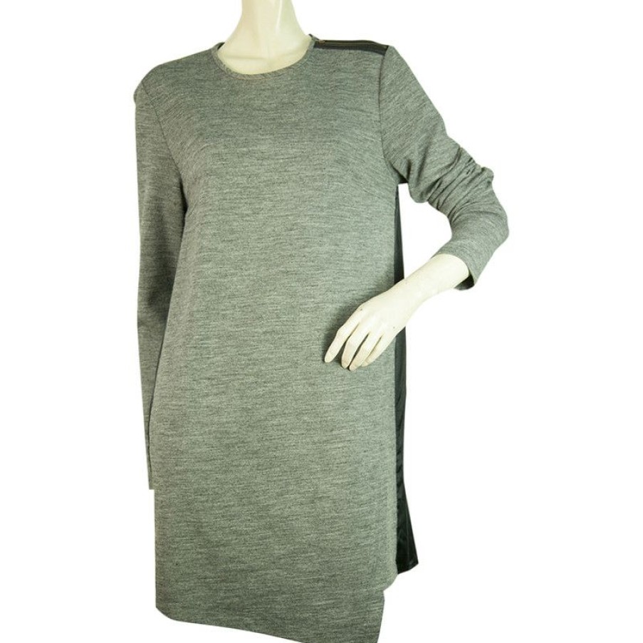 Clothes * | Derek Lam Dress In (Size M) Discounts Grey