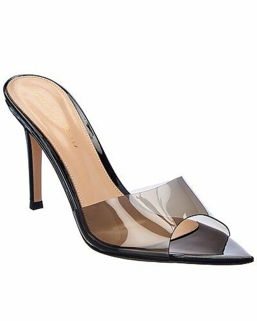 Sandals * | Gianvito Rossi Special Offers Elle 85 Patent & Vinyl Sandal Women