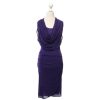 Clothes * | Derek Lam Dress Viscose In (Size S) Online Violet