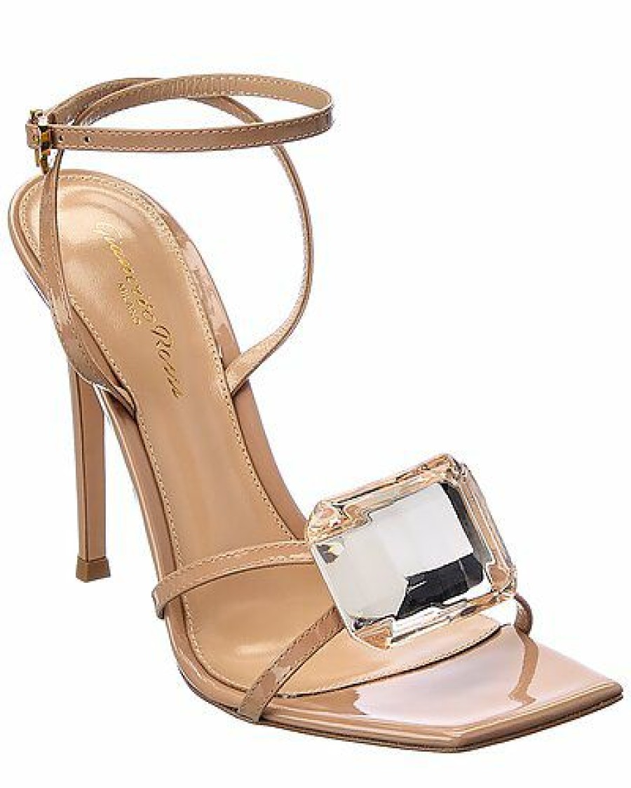 Sandals * | Gianvito Rossi 100% Guarantee Jaipur 105 Patent Sandal Women