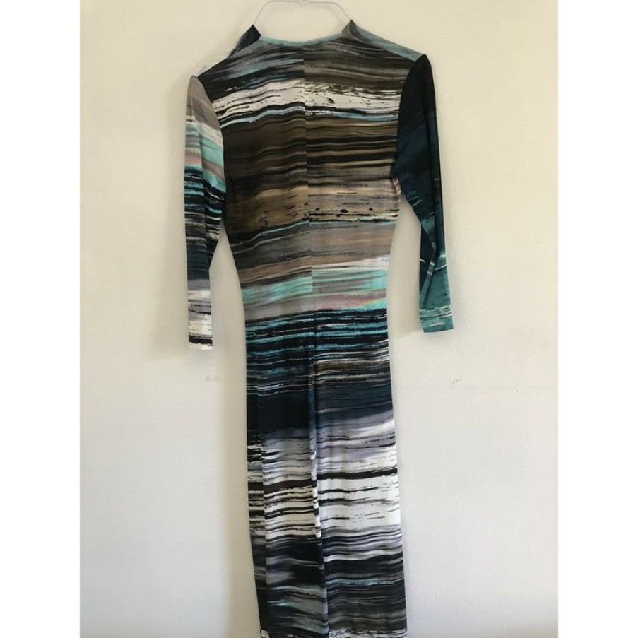 Clothes * | D. Exterior Dress Viscose(Size S) Clearance Sale Colourful / Patterned