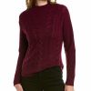 Sweaters * | Scott & Scott London New Mock Neck Wool & Cashmere-Blend Sweater Women