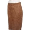 Clothes * | Designers Remix Skirt Leather In (Size L) Clearance Sale Brown