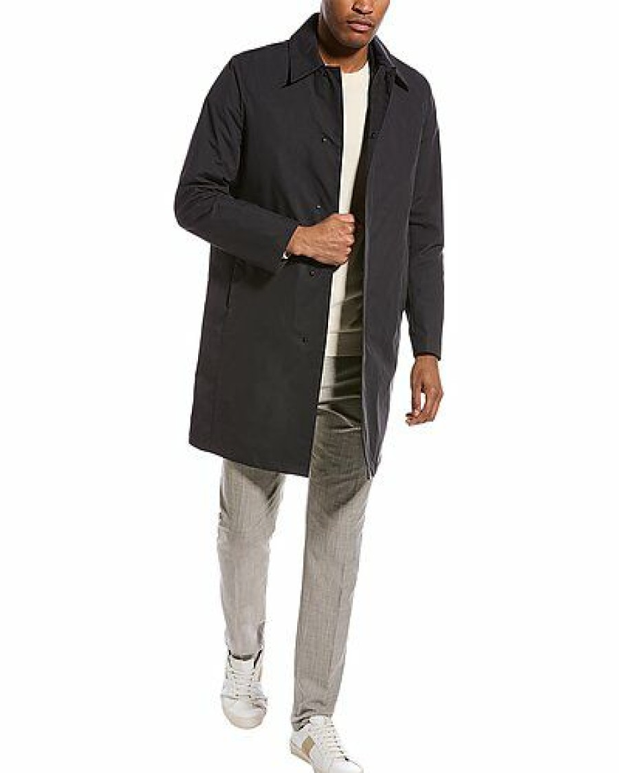 Outerwear * | Theory Bargain Sale Scaffer Layering Coat Men