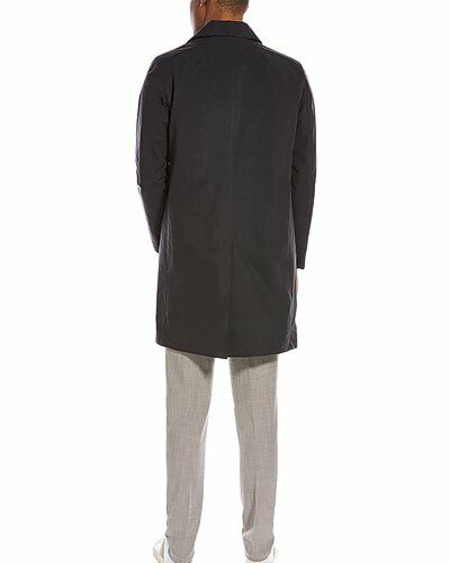 Outerwear * | Theory Bargain Sale Scaffer Layering Coat Men