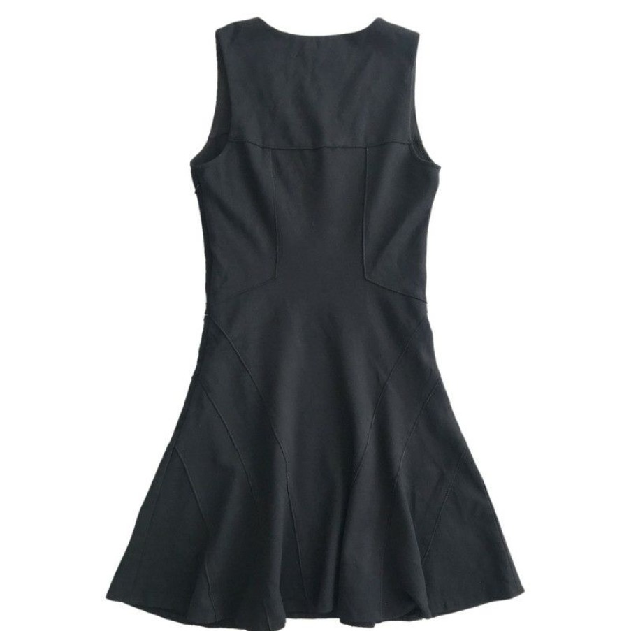 Clothes * | Derek Lam Dress Cotton In (Size Xxs) Sale Online Black