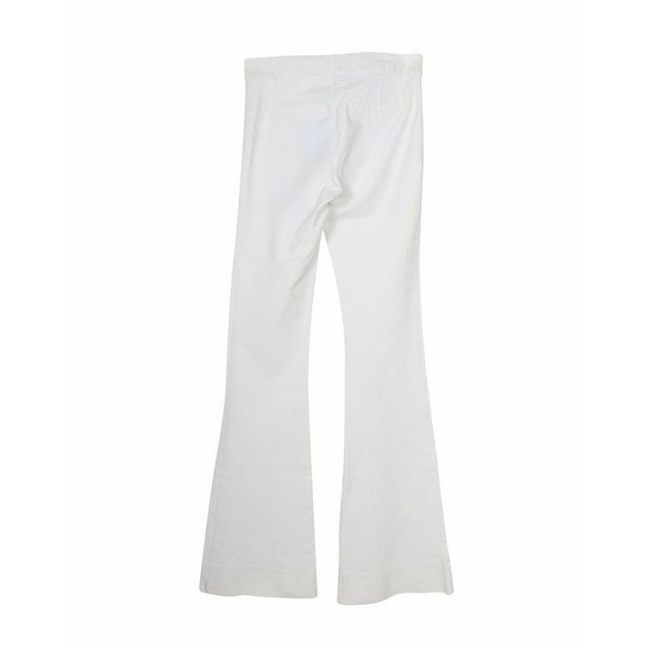 Clothes * | Derek Lam Trousers Cotton In (Size Xxs) Best Sale White