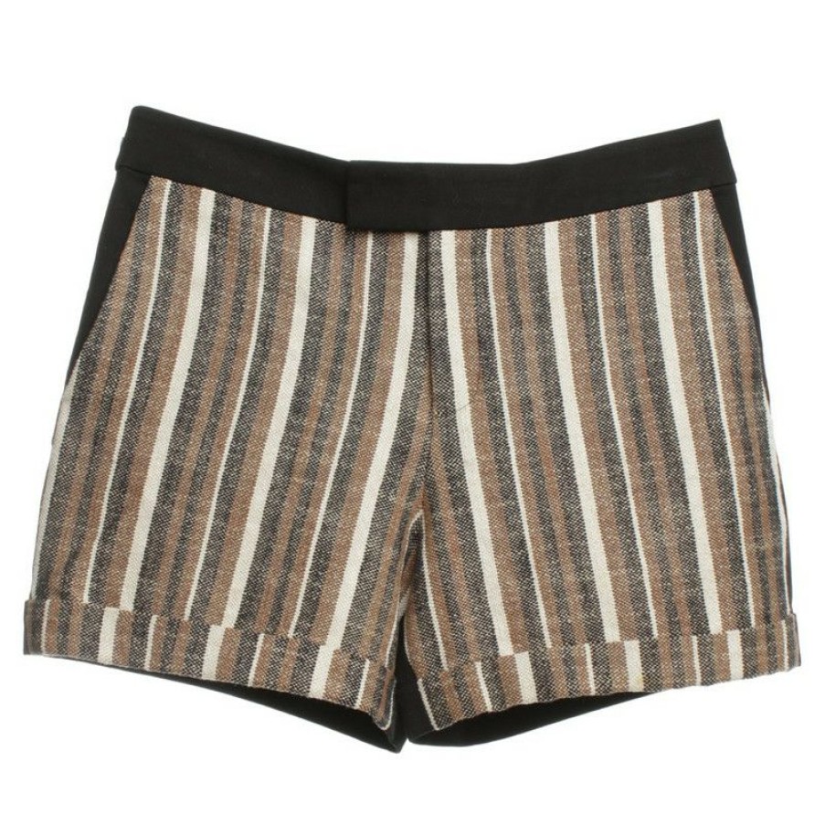 Clothes * | Derek Lam Shorts With Pattern(Size Xs) Promotion Black