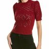 Sweaters * | Bcbgmaxazria Bargain Sale Puff Sleeve Wool-Blend Sweater Women