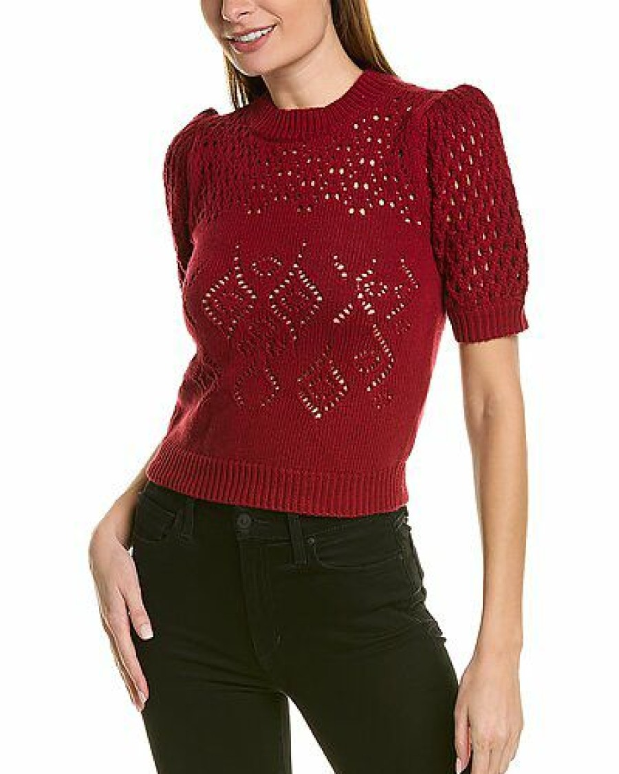 Sweaters * | Bcbgmaxazria Bargain Sale Puff Sleeve Wool-Blend Sweater Women