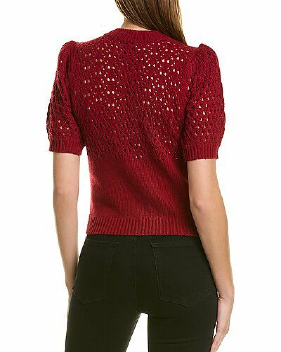 Sweaters * | Bcbgmaxazria Bargain Sale Puff Sleeve Wool-Blend Sweater Women