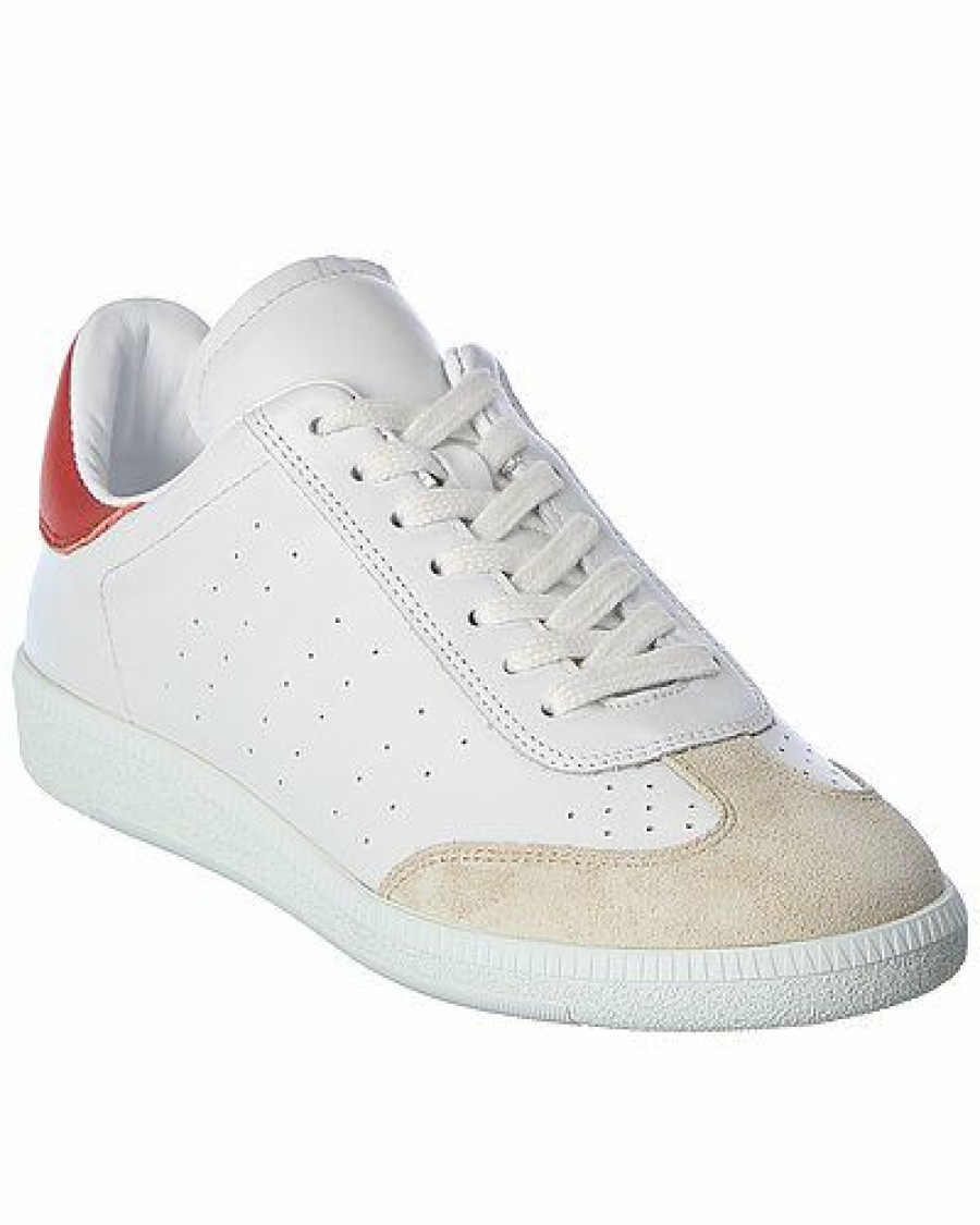 Fashion Sneakers * | Isabel Marant 100% Guarantee Bryce Leather & Suede Sneaker Women