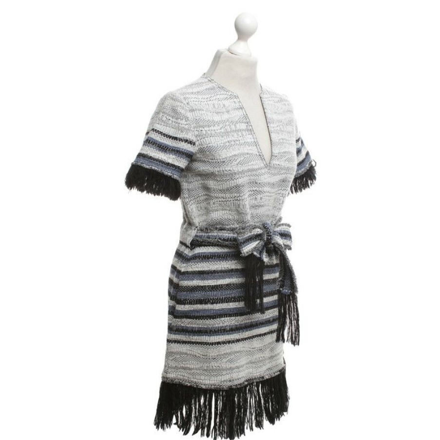 Clothes * | Derek Lam Dress With Stripe Pattern(Size Xxs) Lower Prices Colourful / Patterned