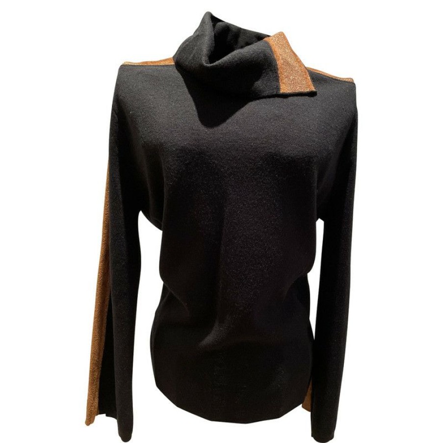 Clothes * | D. Exterior Knitwear Wool In (Size S) Store Black