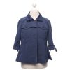 Clothes * | Derek Lam Jacket/Coat In (Size Xxs) Less Expensive Blue