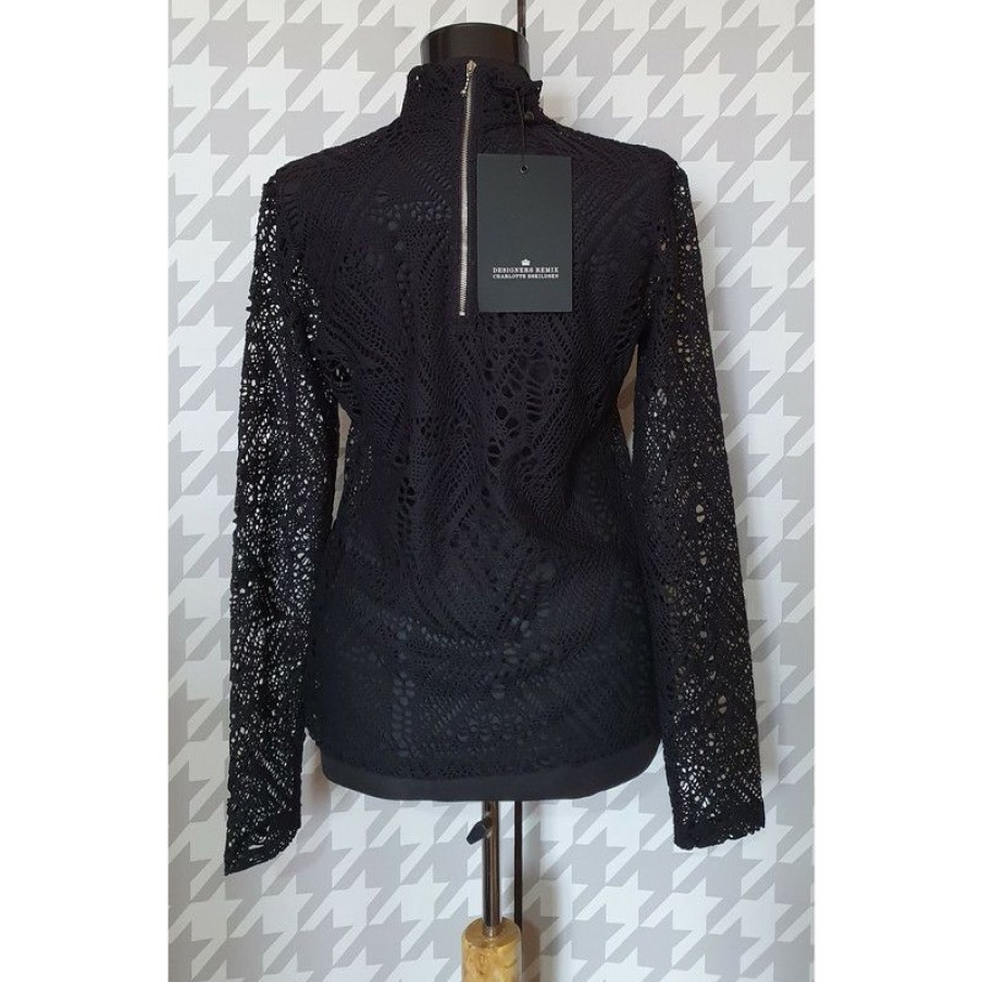 Clothes * | Designers Remix Top In (Size M) Best Price Black