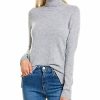 Sweaters * | Forte Cashmere New Itted Cashmere Turtleneck Sweater Women