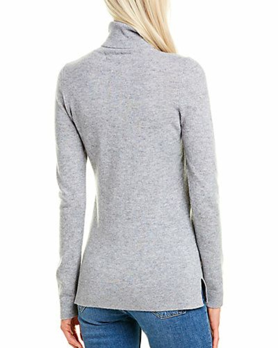 Sweaters * | Forte Cashmere New Itted Cashmere Turtleneck Sweater Women