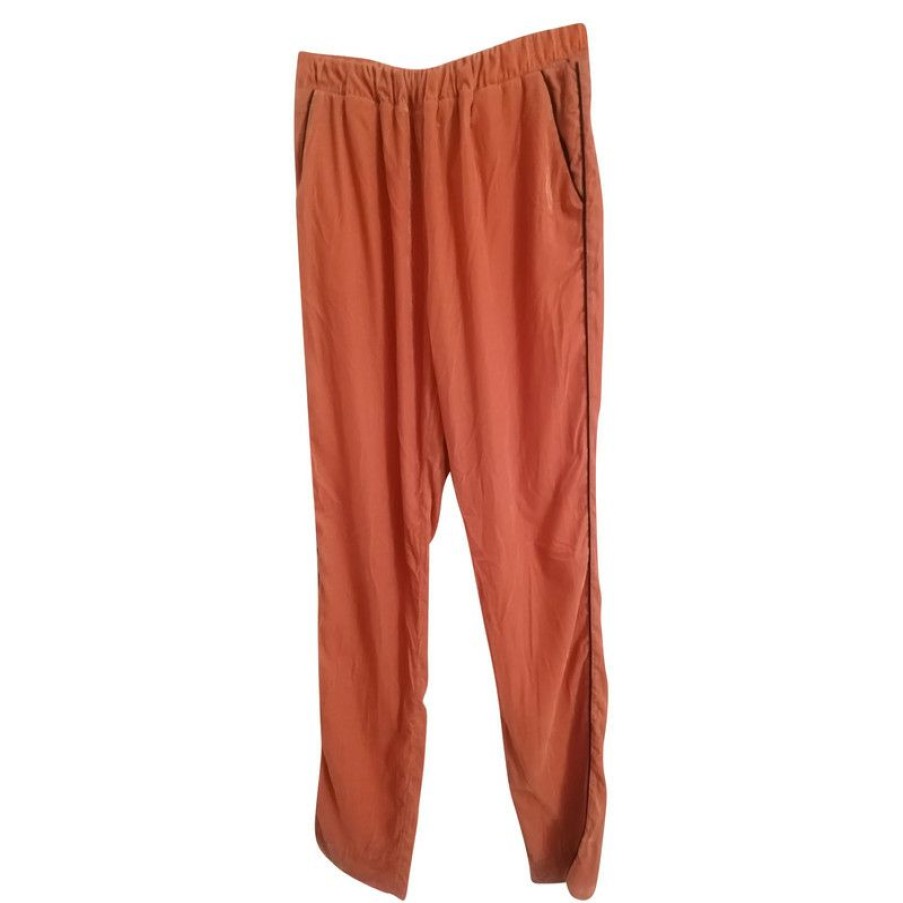 Clothes * | Designers Remix Trousers Viscose In (Size Xs) Promotion Pink