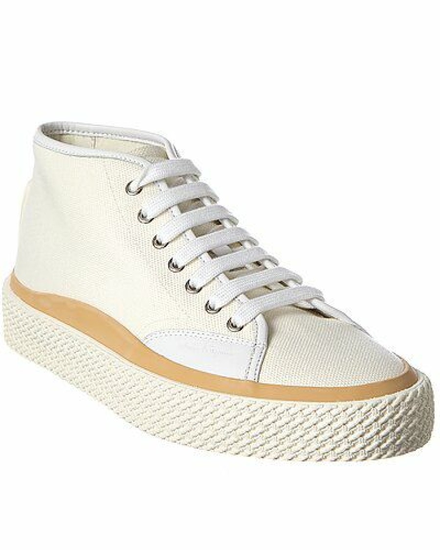 Fashion Sneakers * | Salvatore Ferragamo Fashion Uez Canvas Sneaker Men