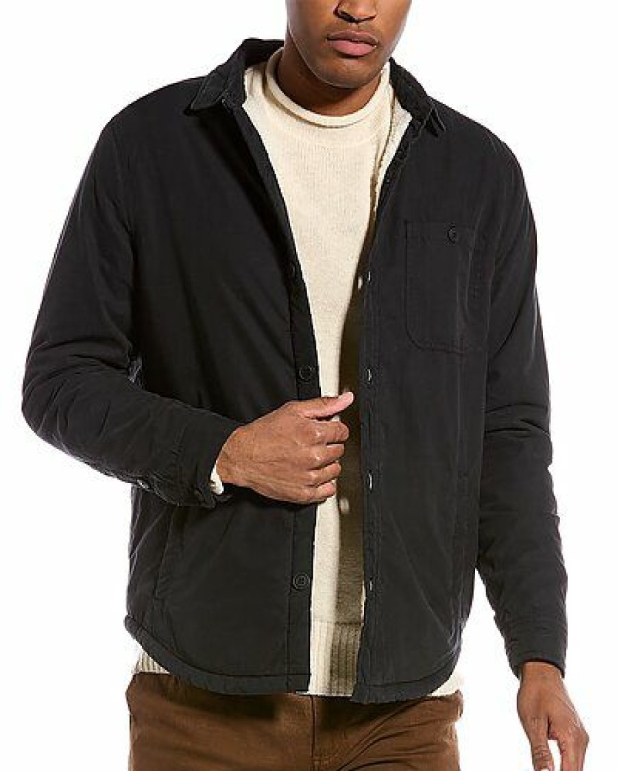 Outerwear * | Onia Unique Sherpa-Lined Cotton Shacket Men