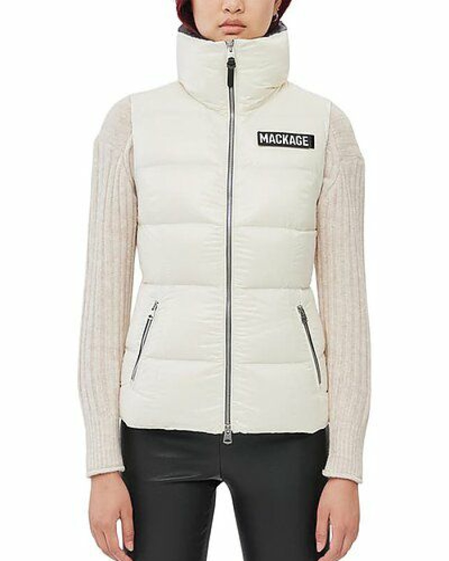 Outerwear * | Mackage Discount Online Chaya Down Vest Women