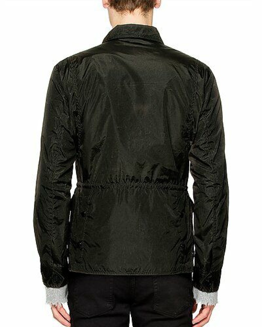 Outerwear * | Zadig & Voltaire Online Store Bathew Blouson Wax Jacket Men