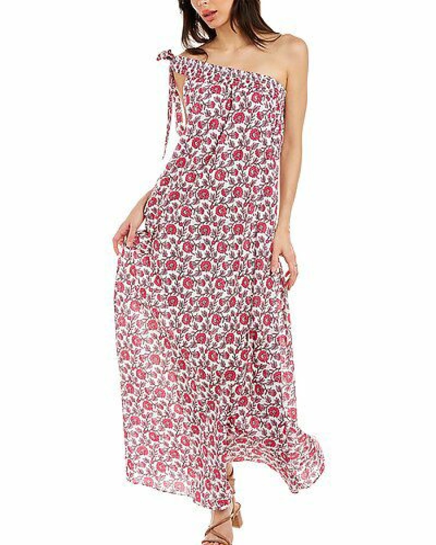 Clothes * | Celina Moon Special Style One-Shoulder Maxi Dress Women