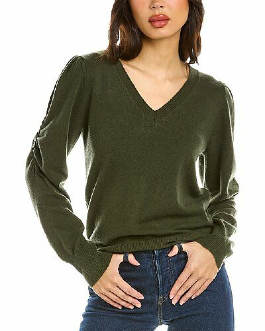 Sweaters * | Lea & Viola Online Puff Wool & Cashmere-Blend Sweater Women