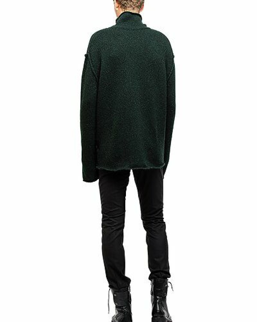 Sweaters * | Zadig & Voltaire Unique Elly Mwa Ml Artwork Wool & Alpaca-Blend Sweater Men