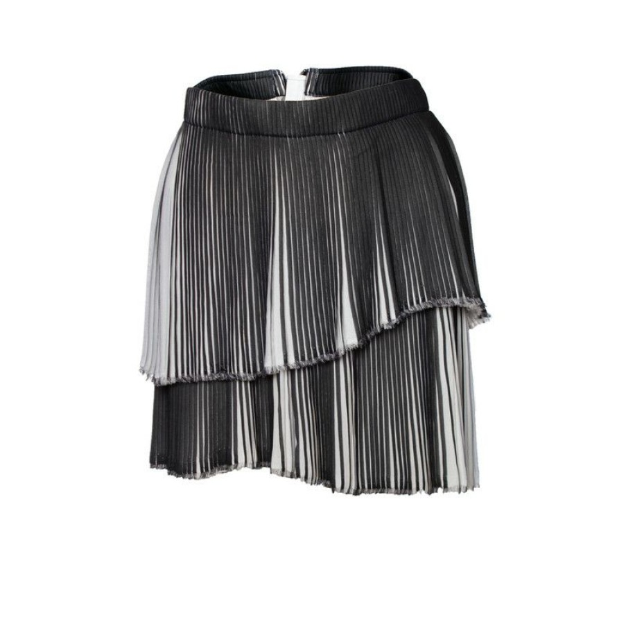 Clothes * | Designers Remix Skirt(Size Xs) Best Sale Black / White