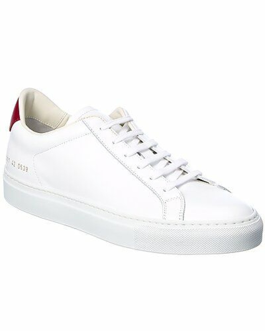 Fashion Sneakers * | Common Projects New Retro Low Leather Sneaker Men