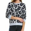 Sweaters * | Scott & Scott London Online Ana Leopard Silk-Blend Sweater Women