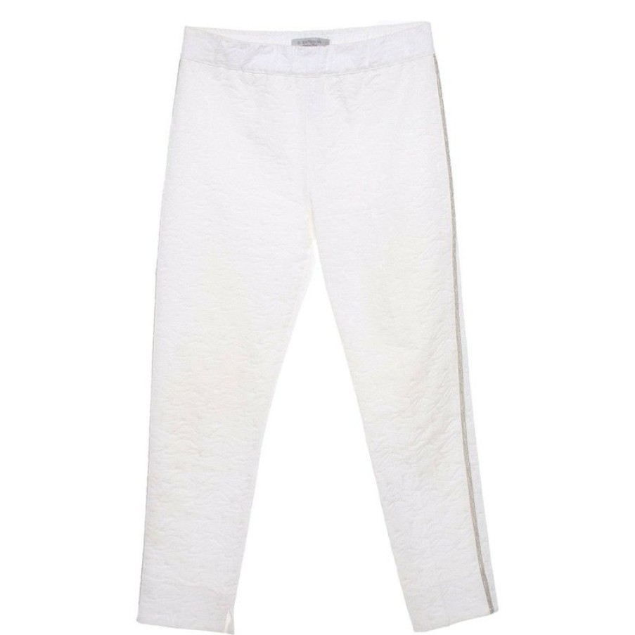 Clothes * | D. Exterior Trousers In (Size S) Best Price White